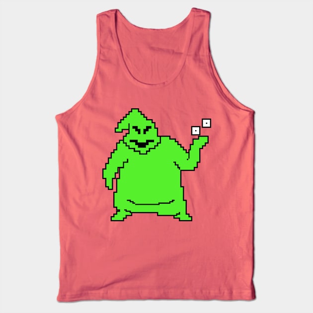 Oogie Boogie Man pixelated Tank Top by pookiemccool